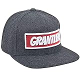 Bayrische Trachten Cap Grantler - Wolle Snapback mit 3D Stick zur Lederhose Dunkelgrau