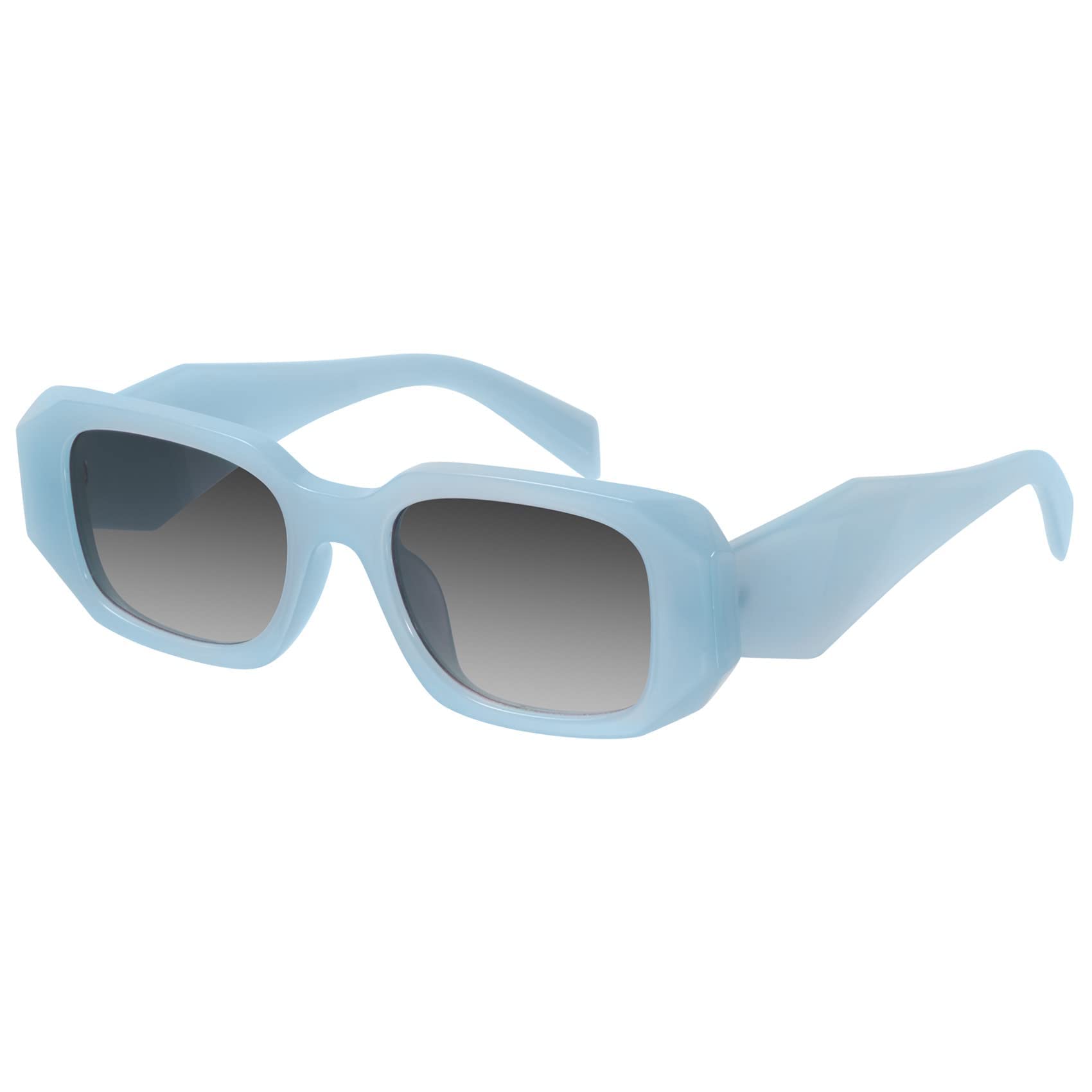 Women's Retro Sunglasses, Blue, 58mm