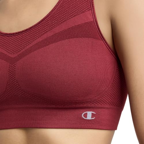 Image of Champion Women's The Infinity Racerback Sports Bra, Moderate Support, Seamless, Moisture-Wicking