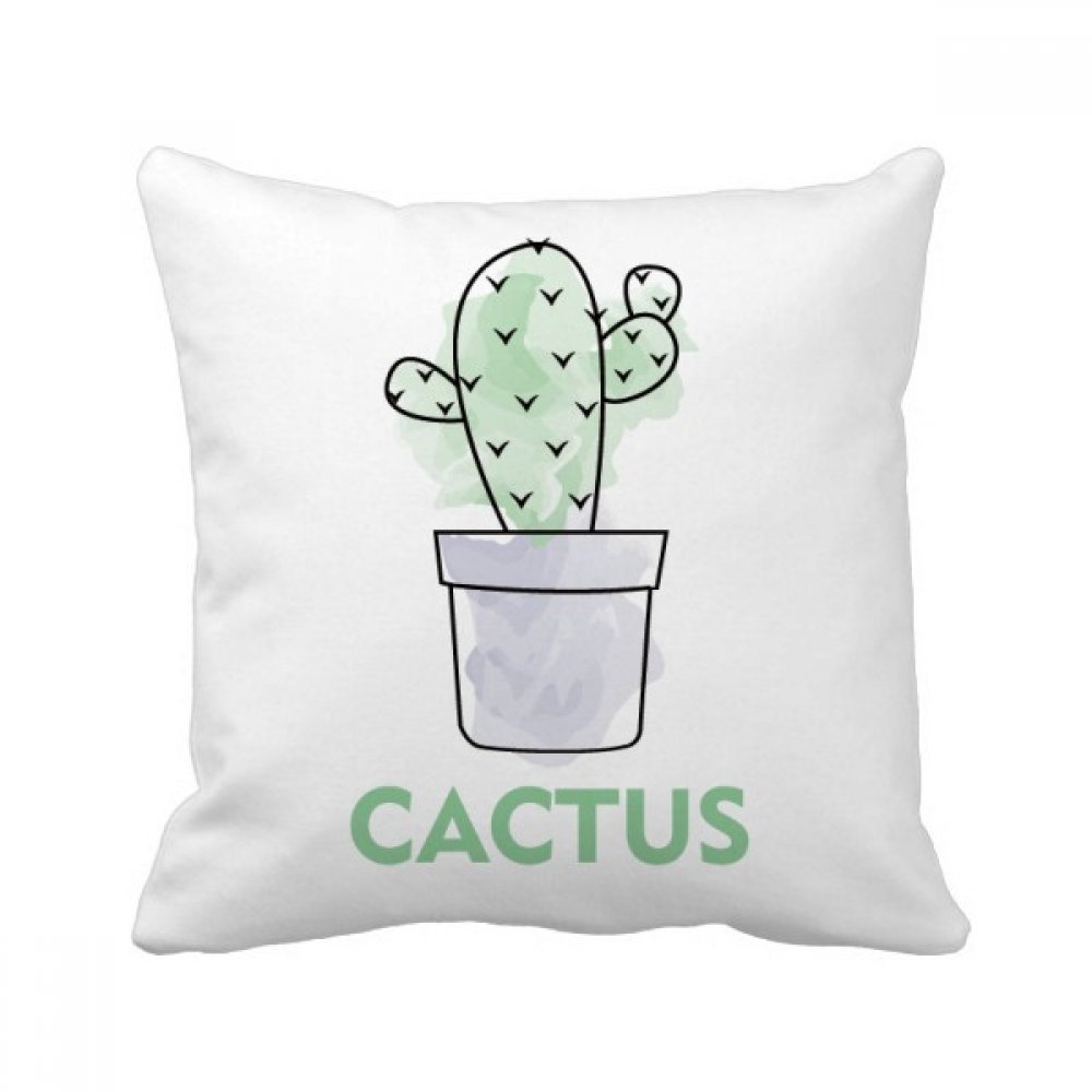 Housse de coussin plantes succulentes pour créer un salon imprimé nature cosy
