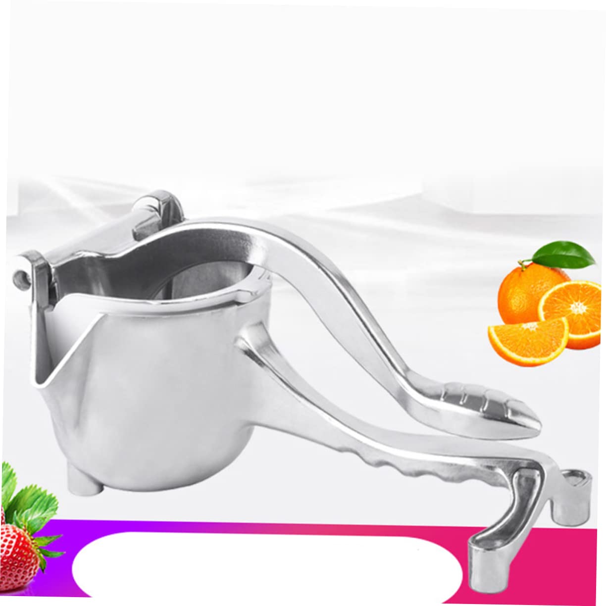 Exprimidor de Frutas Manual de Aleación de Aluminio Plata