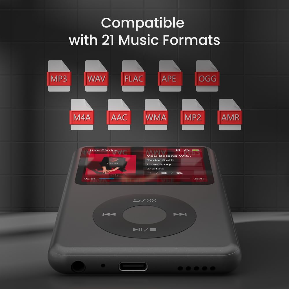 1TB Mp3 Player with Bluetooth Y1 Portable Music Digital Players