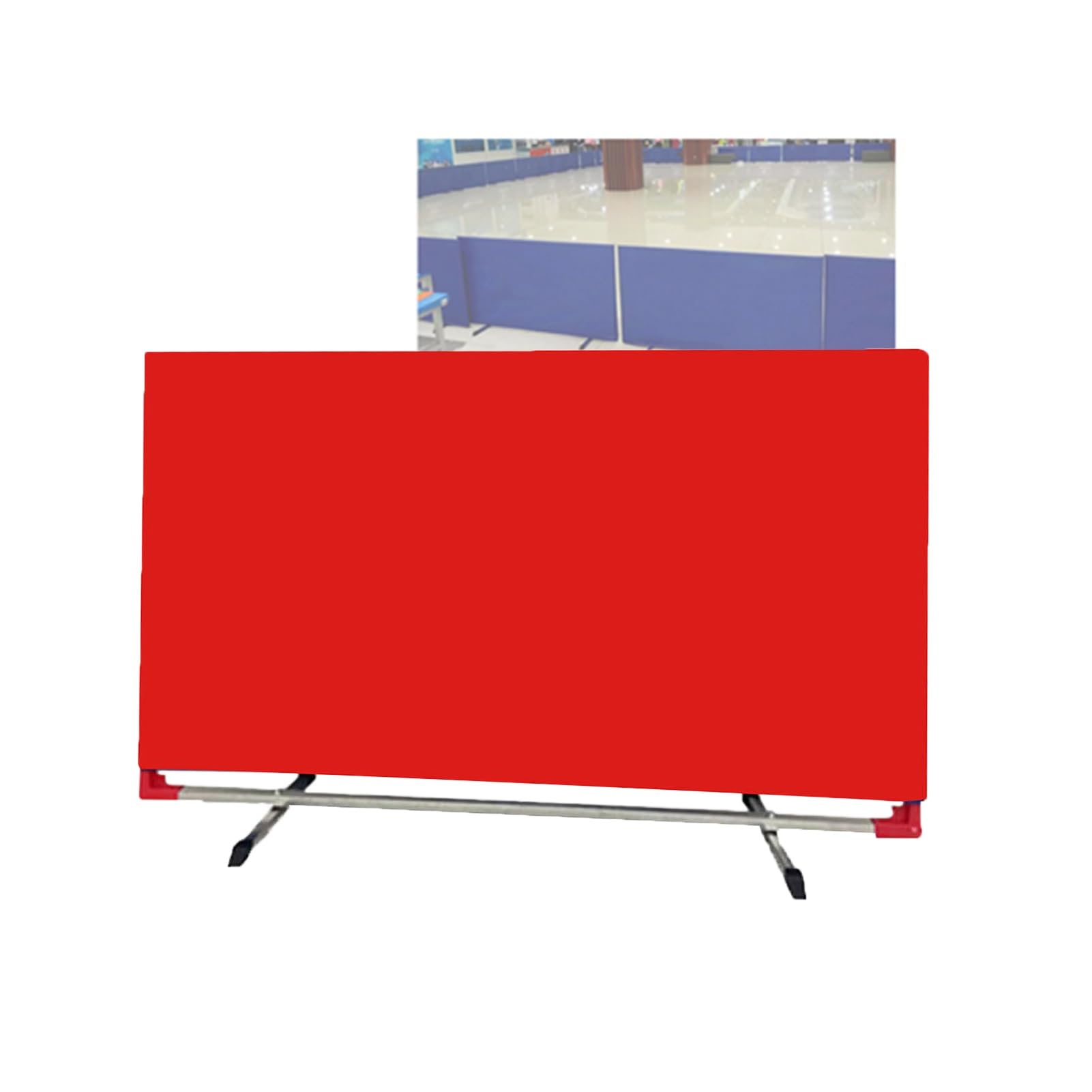 Generico Schermo divisorio Pieghevole per Allenamento, Recinzione da Ping Pong Rimovibile, Parete perimetrale per Ping Pong - Recinzione di Allenamento Rimovibile con Tessuto 420D, Blocco deflettore