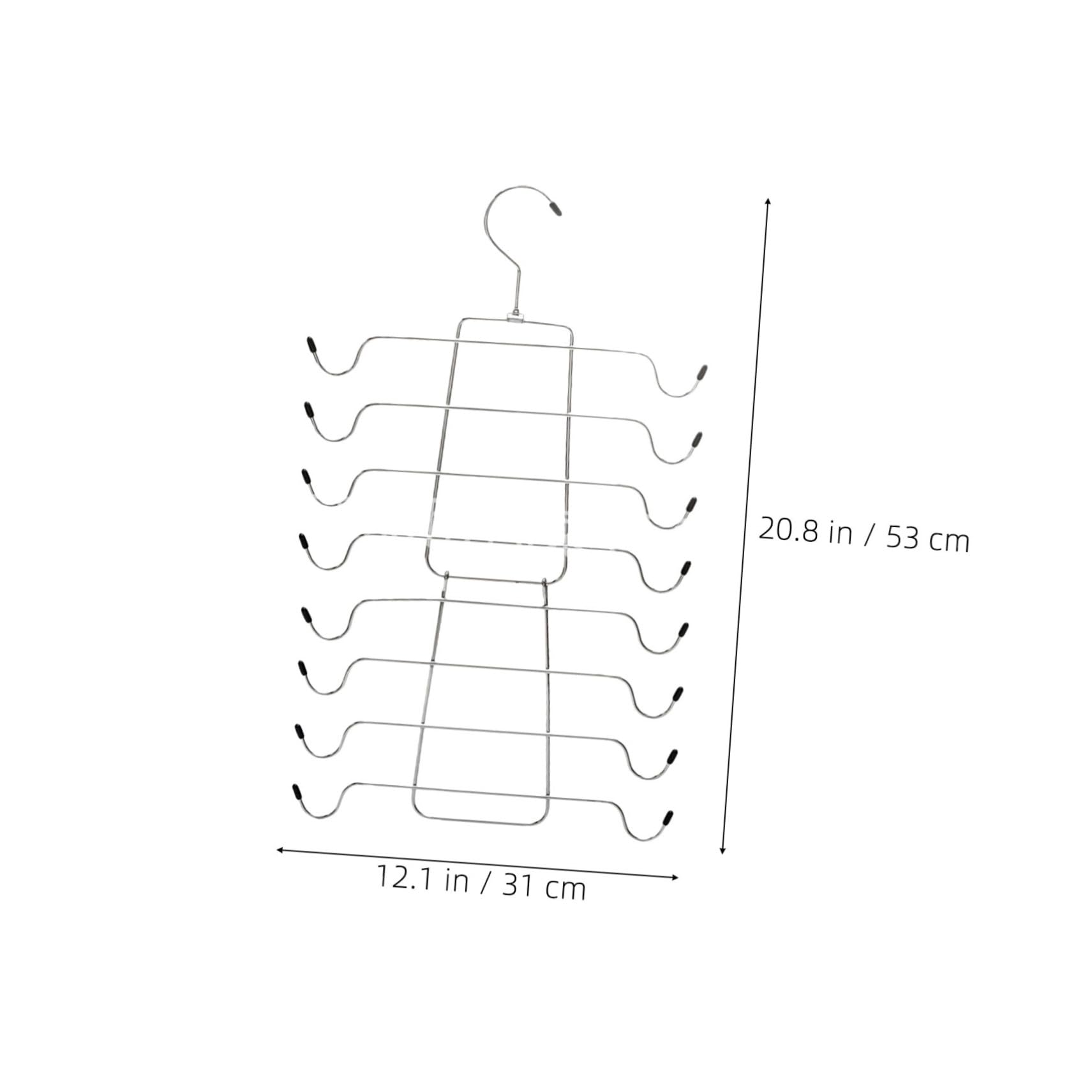 4 soportes para brasieres y tirantes plateados, solución de almacenamiento para brasieres, cinturones y faldas, perchas ideales para armario para mujer, maximiza el espacio y mantente nizado