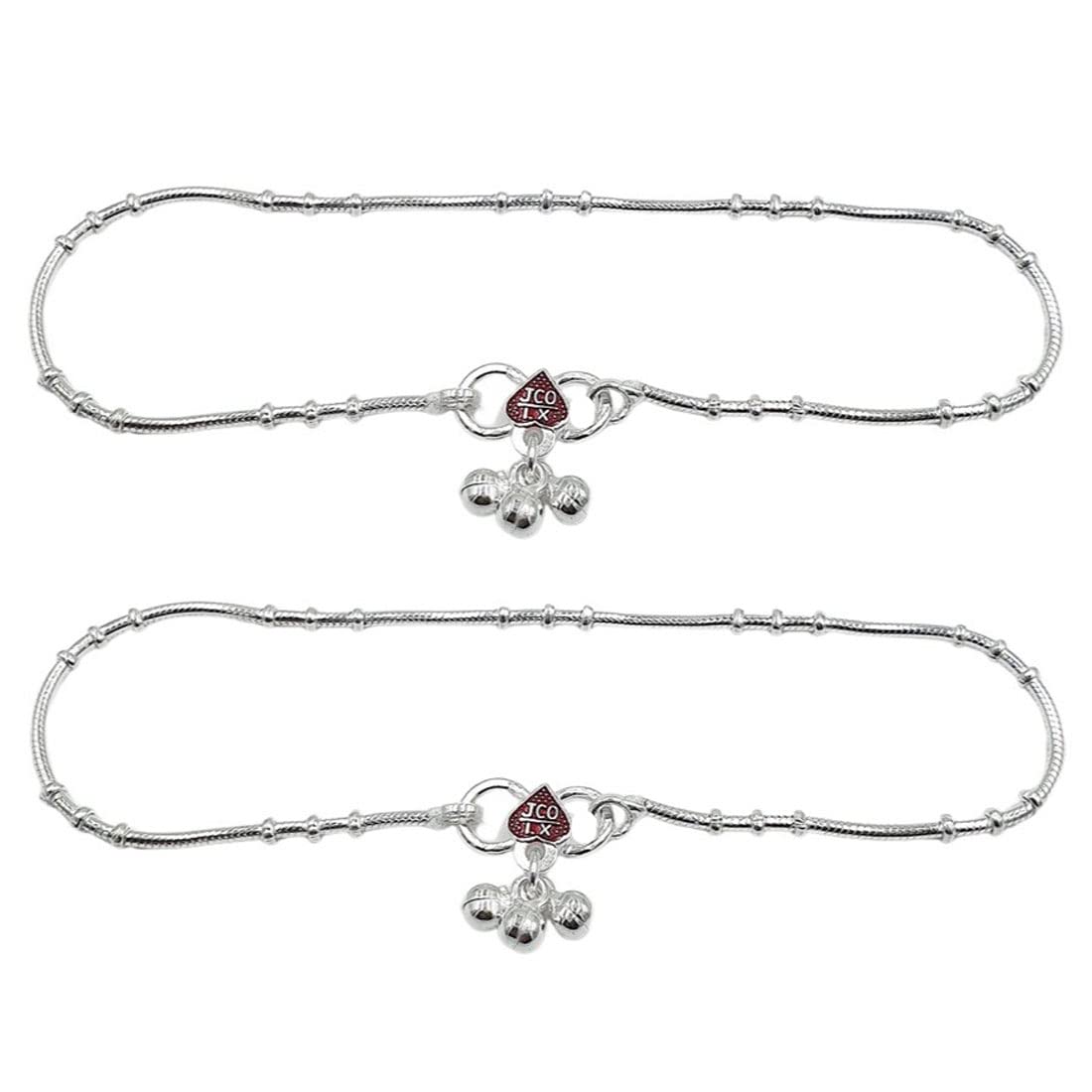 Sahiba Gems Anklet - (Payal) Ball Design in 92.5 Silver for Girls and Women With Ghungroo (B0BDZZK5YW) Amazon Price History, Amazon Price Tracker