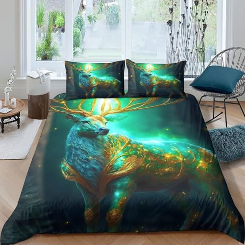 Housse de couette bête mythique super douce impression 3D de luxe - 4