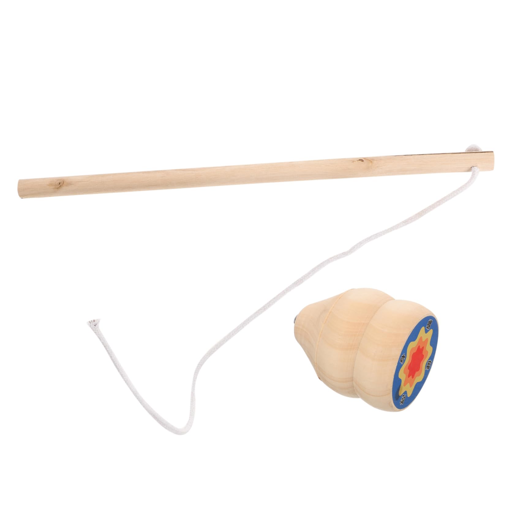 NAMOARLY Traditional Gyro Toys Wooden Spinning Top Gyroscope Gyro Toys for Boys and Girls Rotating Tops Fun Educational Random Color