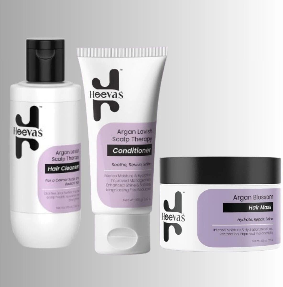 Argan Lavish Hair Care Combo Pack of 3 | 100ml Shampoo + 100ml Conditioner + 200g Hair Mask-image-48