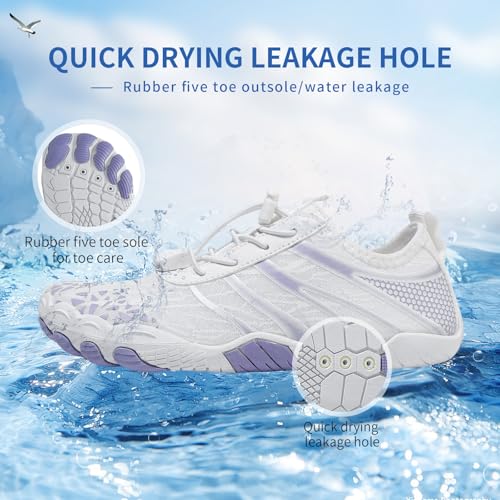 Image of Voyabarefoot Shoes for Women Men 2026 Upgrade Wide Toe Box Barefoot Hiking Sandals,Non-Slip Adjustable Water Shoes for Beach Walking Travel, Comfortable Slip On Walking Shoes