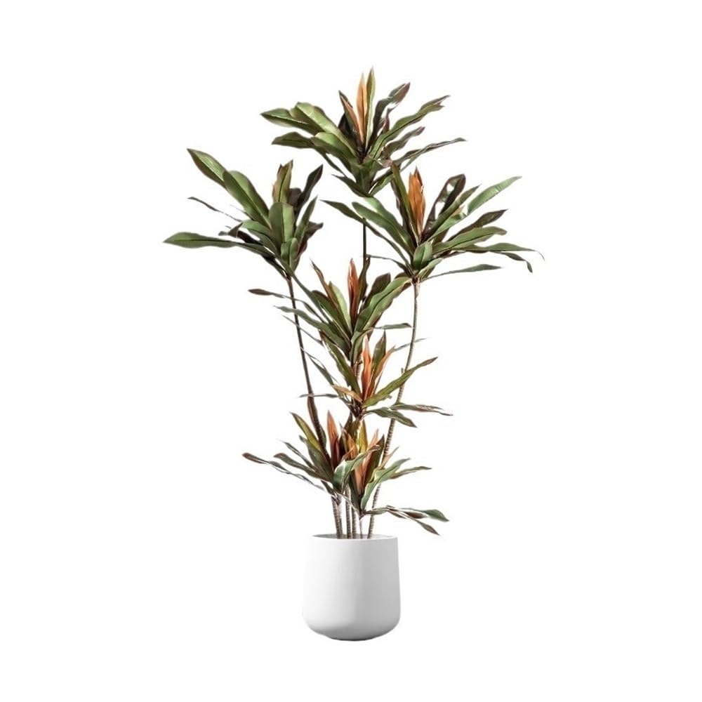Kx9Lb8d Faux floor plant Fake Plants Indoor Decoration Floor Potted Large Simulation Tree Living Room Furnishings