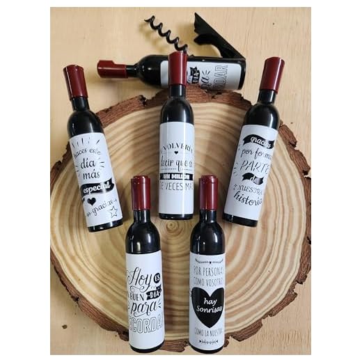 Uvimark | Pack de 25 Sacacorchos Magnéticos con Mensaje a Elegir | Saca corchos para Botellas Vino | Regalos para Detalles Bodas, Comuniones, Bautizos - Detalles y Regalos Personalizados