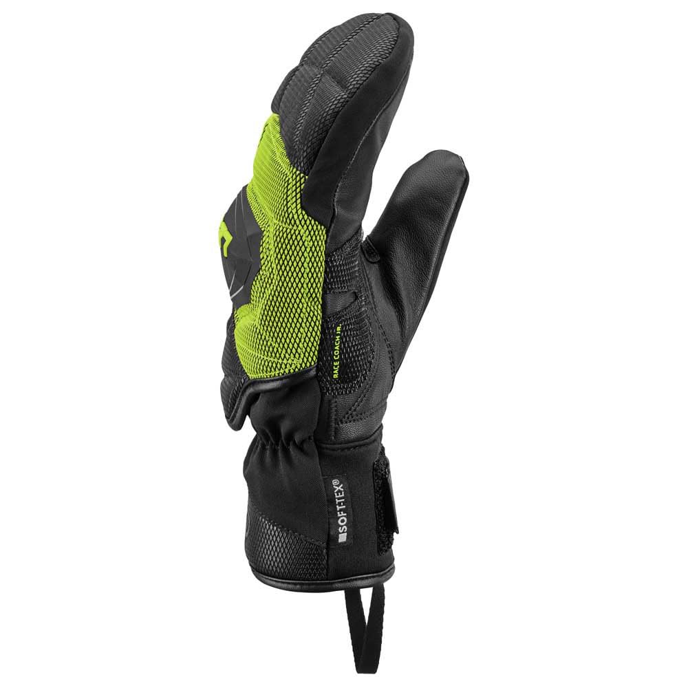 LEKI HS WCR Coach 3D Junior Mitt SCHWARZ-GELB - 4