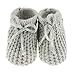 Glamour Girlz Chaussons en tricot pour nouveau-né bébé fille garçon - Gris - Taille unique