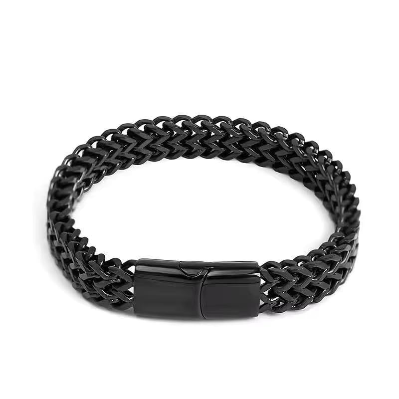 Image of Nakabh Cuban 8 inch Stainless Steel Bracelet for Men Boys