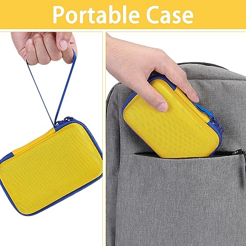 Aenllosi Hard Carrying Case Compatible with Blaze Capcom/Atari/Technos/Taito Super/Neo-Geo/Data East Pocket Arcade Gaming Handhled,Mesh Pocket for USB Cable & Evercade Cartridges(Case Only )