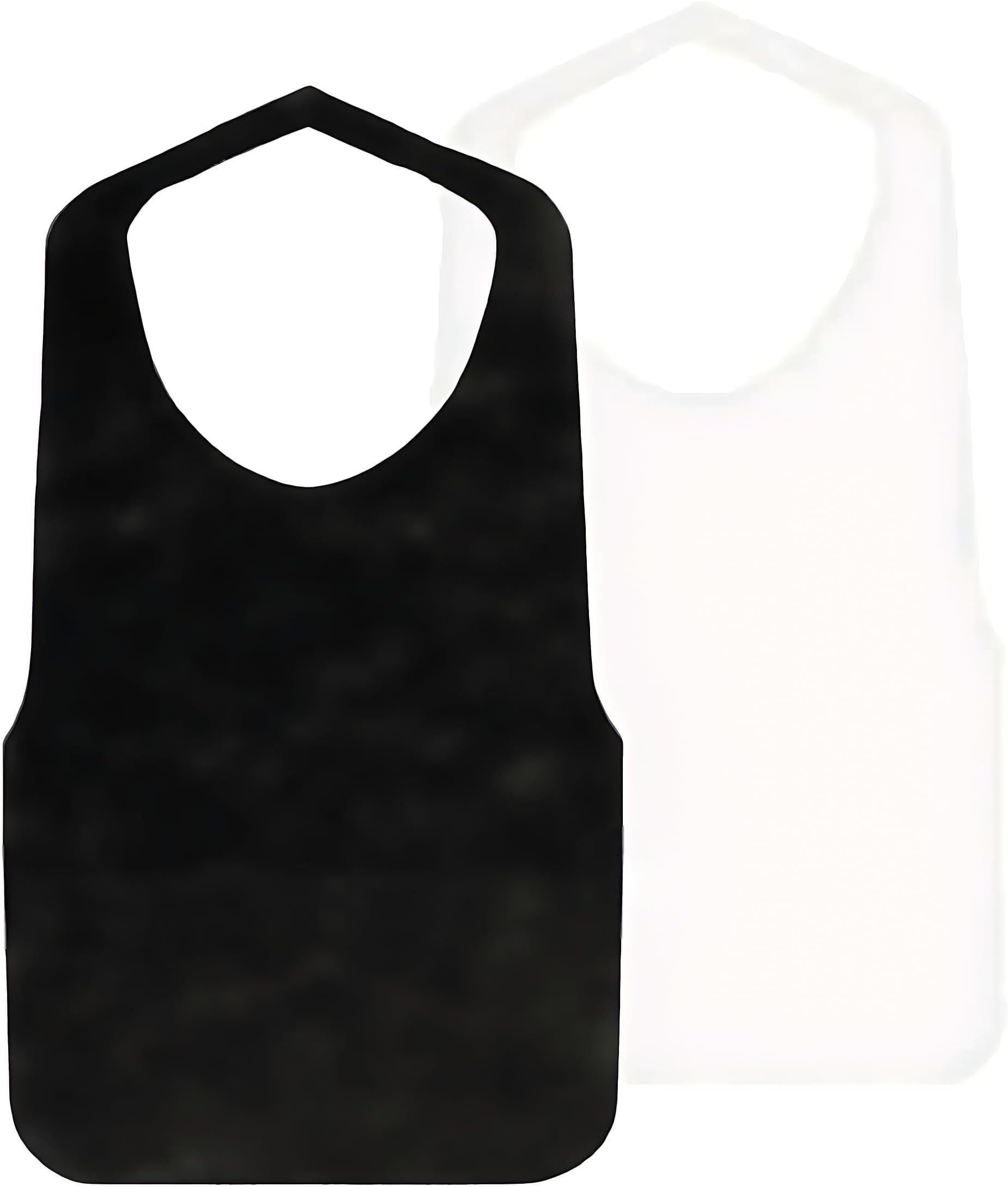 ZAHADA Disposable Apron, For Meals, Nursing Aprons, 100 Sheets / 1000 Sheets, White, Black, Size: 15.4 x 28.3 inches (390 x 720 mm), Stain Resistant, Non-woven Fabric, For Commercial Use, Grilled Meat