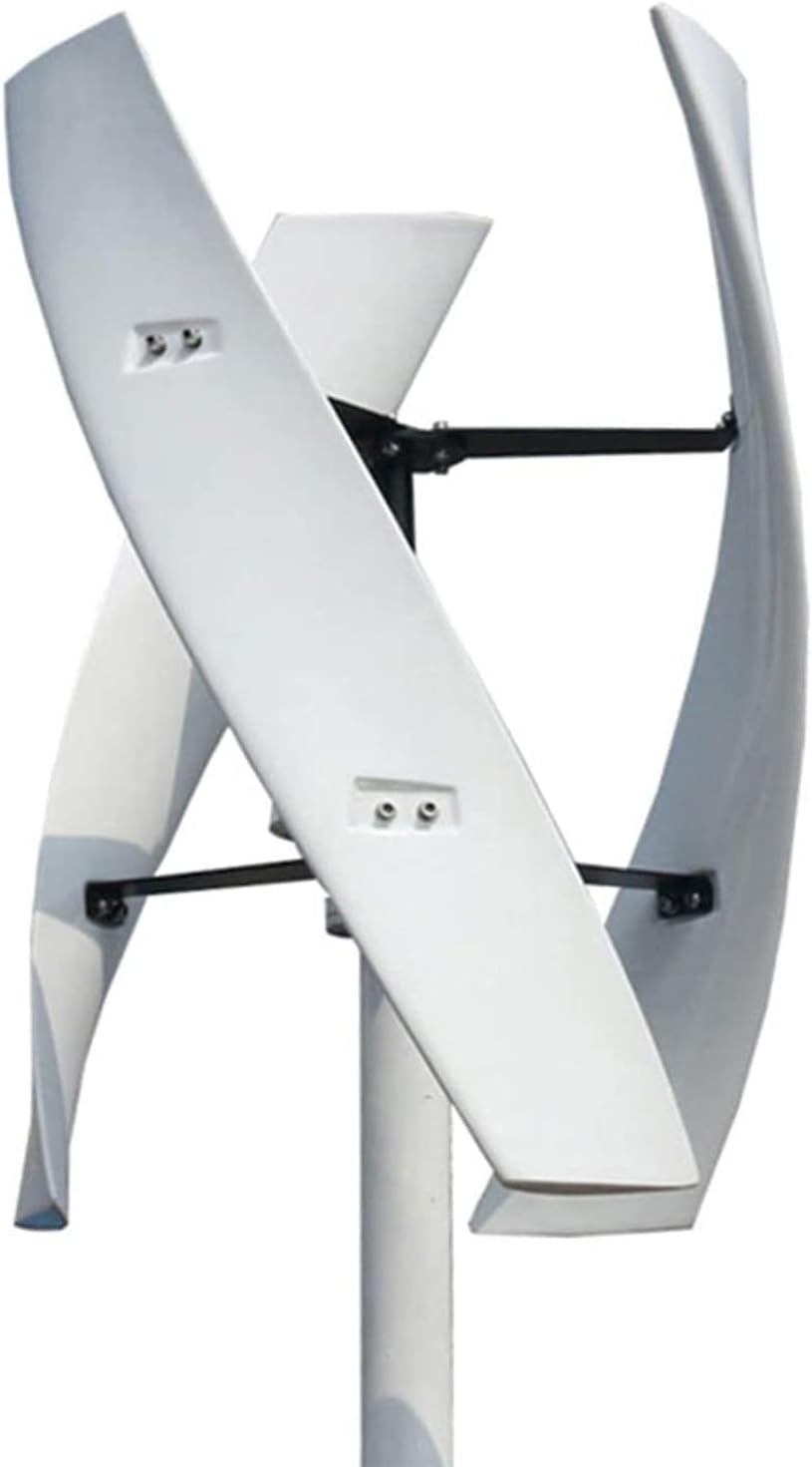 SMOKKS No Noise Wind Generator Power Turbine Vertical 3 Blade 8000w 12v/24v/48v,wind Turbine Generator Kit+controller, For Boats, Gazebos, Cabins, Windmills, Mobile Homes,12V