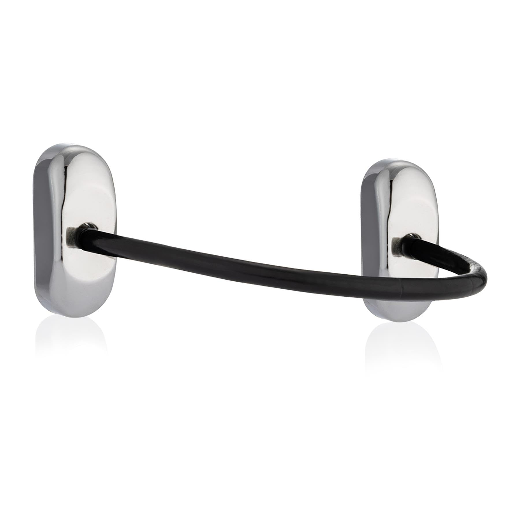 Xfort Polished Chrome Viper Fixed Cable Window Restrictor In Durable Window Safety Lock For Child Safety And Window Security