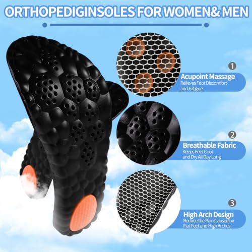 Image of 4D Cloud Steppers Insoles for Men and Women, Work Boot Cushioning Inserts