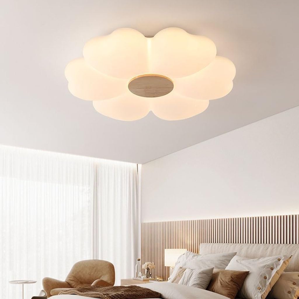 WHLL LED ceiling light, minimalist and creative ceiling lamp, ceiling light for children's bedrooms, stepless dimming with remote control for the living room, bedroom and kitchen,C