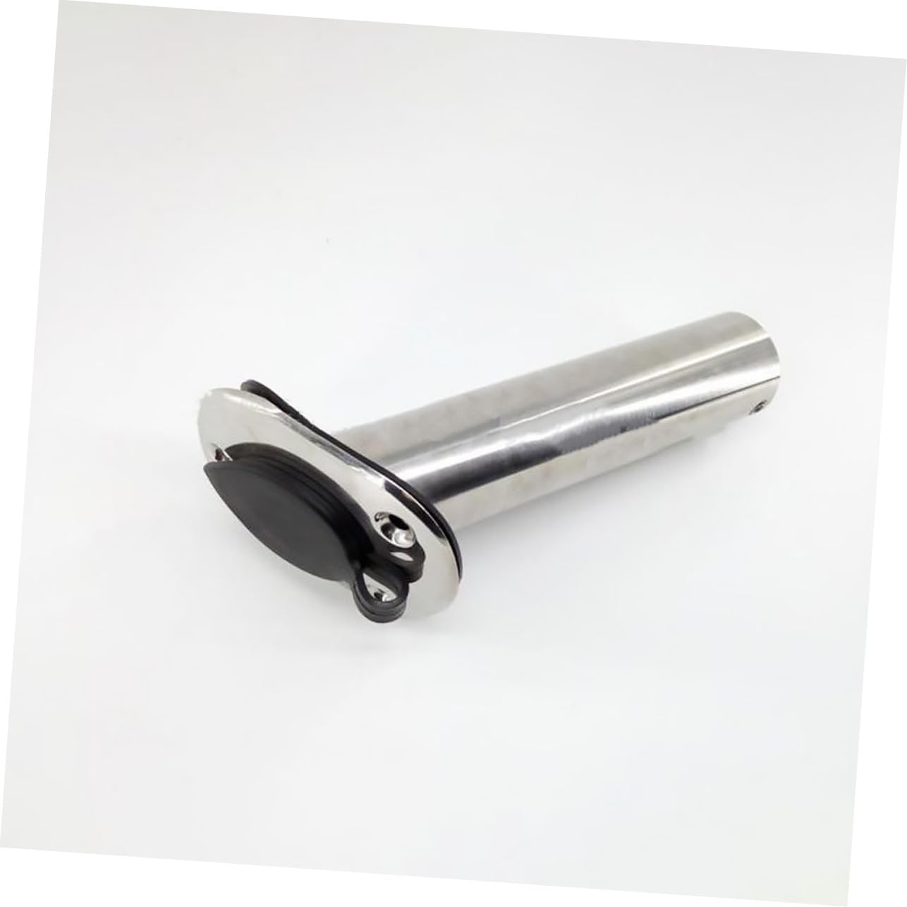 KOMBIUDA Soporte de Montaje para Caña de Pescar de Acero Inoxidable Abrazadera, Soporte Resistente para Embarcaciones de Pesca y Modernos en Color Plata
