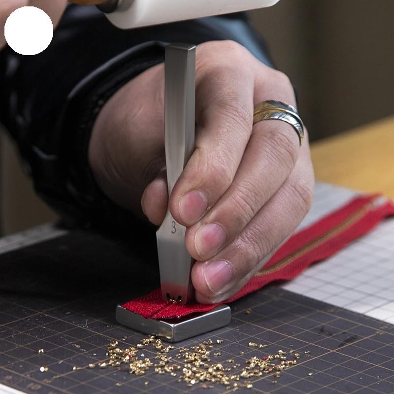 3# / 5# zestaw do usuwania zębów z zamkiem błyskawicznym DIY rękodzieło zestaw do usuwania narzędzi ze stali nierdzewnej narzędzia skórzane DIY narzędzie do instalacji rzemieślniczej (zestaw do