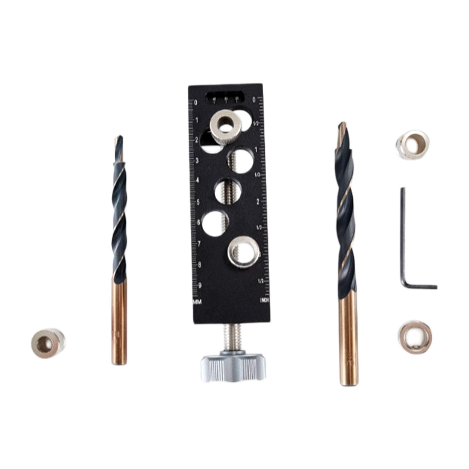 Oxxggkao Compact Aluminum Alloy Hole Maker Set For Flush Mounting And Accurate Placement In Woodworking Craft Hit Tool Set