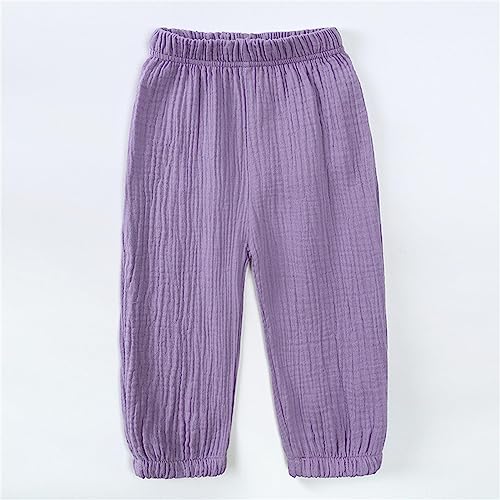 Toddler Boys Girls Baggy Sweatpants Soft Cotton Linen Harem Pants Baby Elastic Waist Wide Leg 𝐋ounge Pants Joggers2
