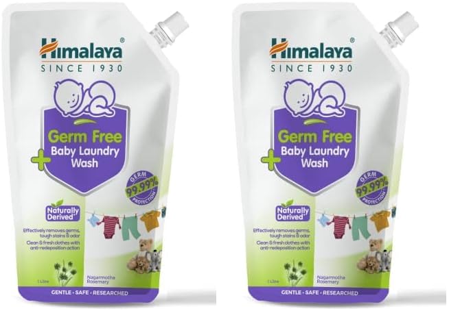 Himalaya Germ Free Baby Laundry Wash 1 L Pouch Liquid, White, (7004801) (Pack of 2) (B0DHLDMFWY) Amazon Price History, Amazon Price Tracker