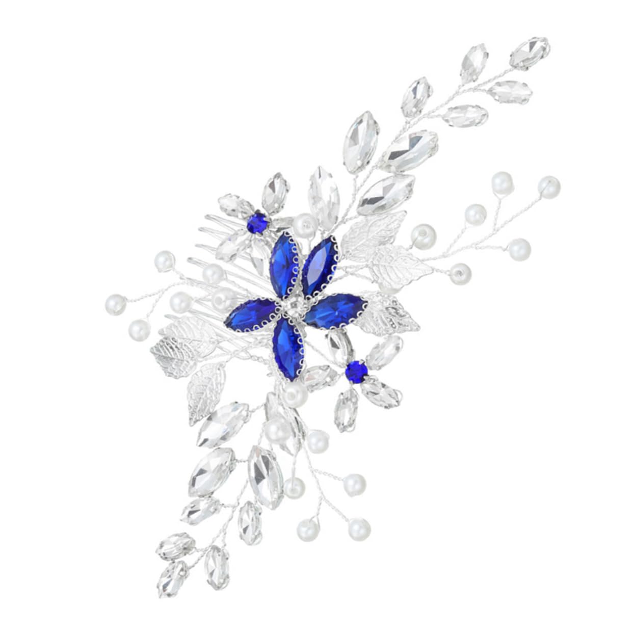 FOMIYES 3 Elegantes Peinetas Con Diseño De Flores Y Diamantes De Imitación Para El Pelo Accesorios Para El Cabello Trenzado Para Bodas Y Fiestas.