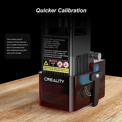 Image of 3 idea Imagine Create Print Creality Laser Engraver Module Kit 5W 455nm Compatible Ender 3 Pro V2 /NEO /MAX /S1 /S1 Pro, CR-10 3D Printer etc.