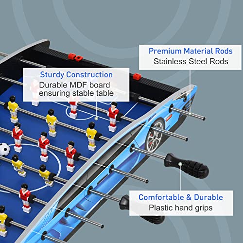 Compact Foosball Fun Table - Image 5