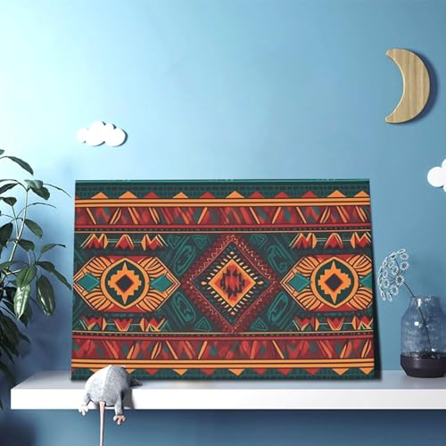 Décoration murale d'intérieur avec tableau moderne géométrique - 5