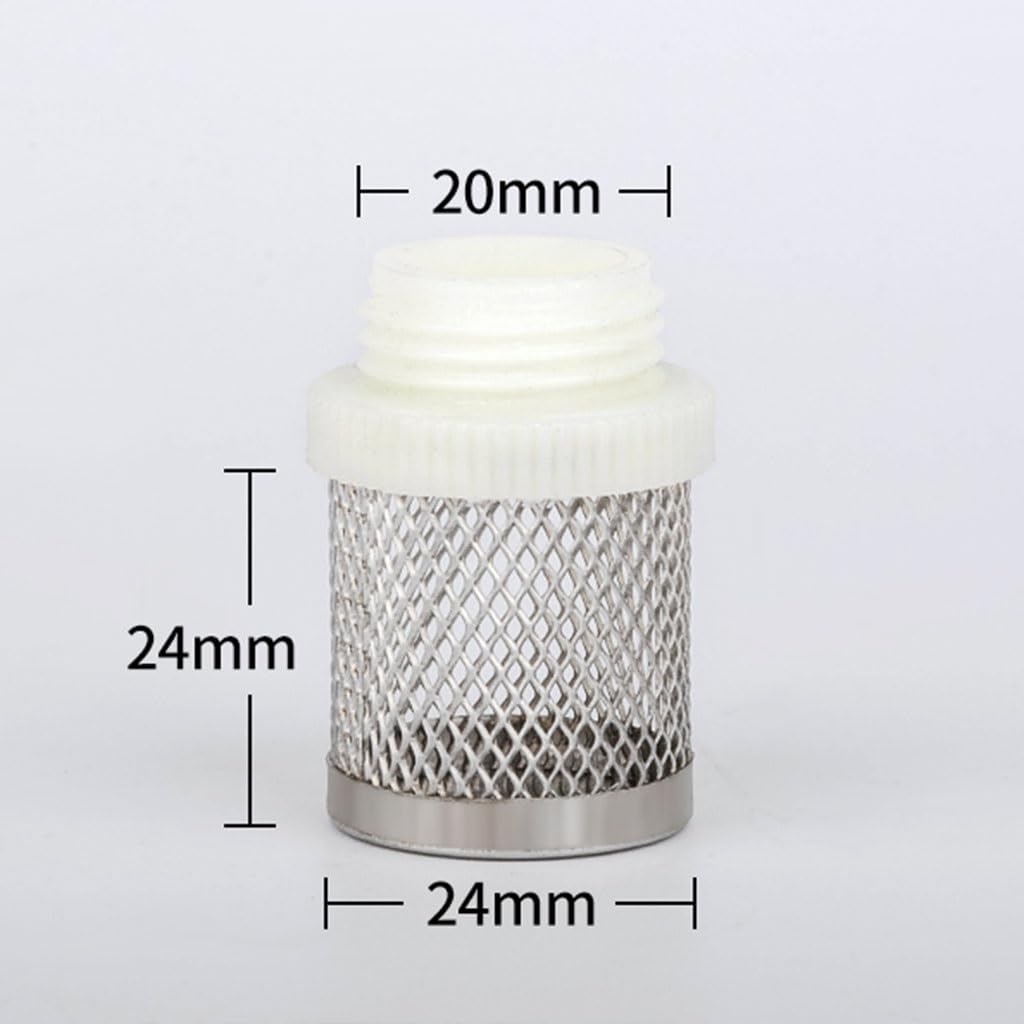 Filtro for tubo 'acqua in rete in acciaio inossidabile - Prefiltro compatibile da 1/2", 3/4", 1"