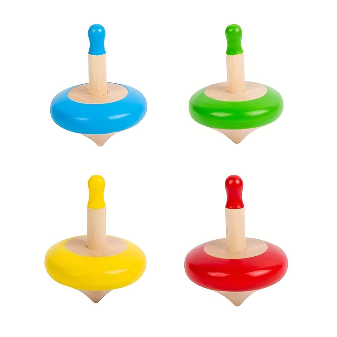 CHANNAPATNA TOYS Wooden Spinning Top Toy Lattu Bhawra Lattoo Chakri Good Gift for Fun Games, Recreational & Therapeutic Use for Children, Adults & Seniors (Pack of 4) – Made in India (Multi Color) (B0CSKQBJWD) Amazon Price History, Amazon Price Tracker