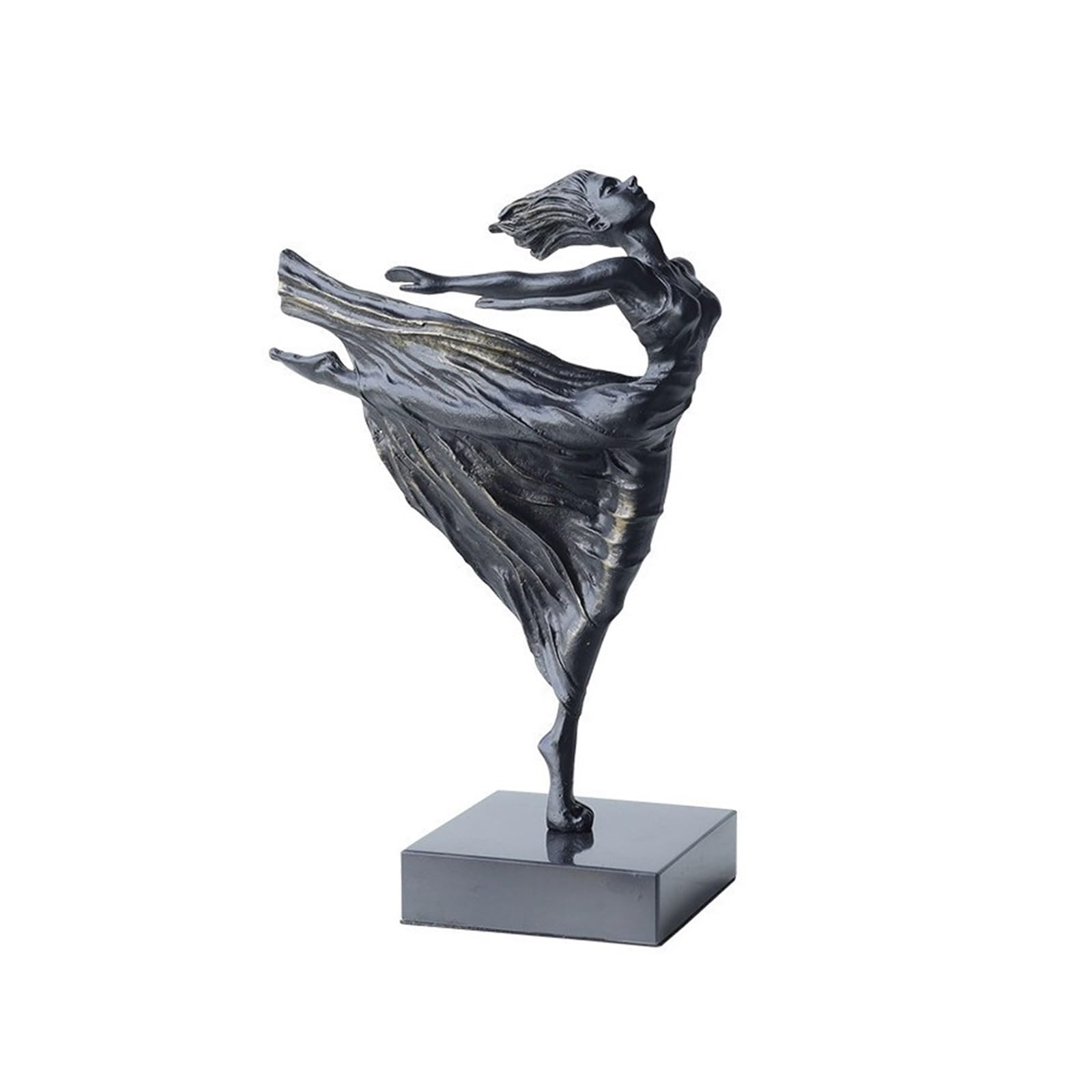 Zhaoj24-05 Art Sculptures Creative Metal Figurine, Modern Minimalist Desktop TV Stand Bookshelf Decorative Sculpture