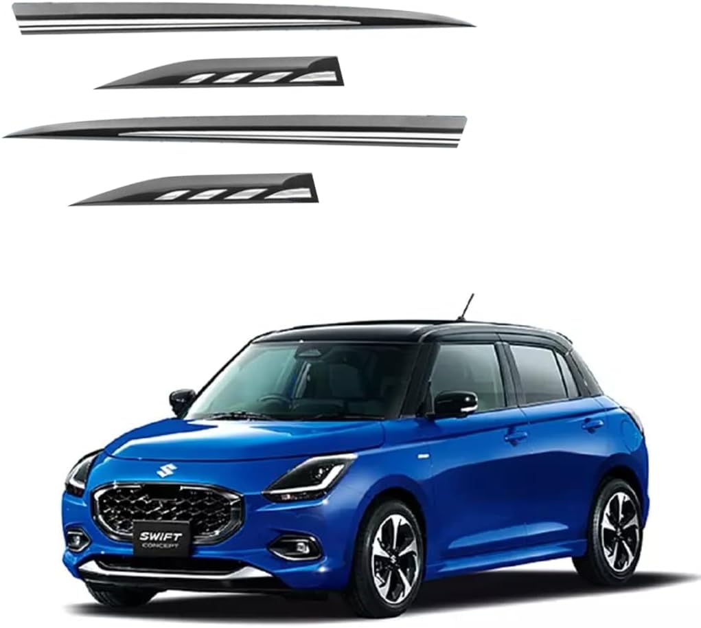 Car Door Body Side Beading/Molding/Cladding for Maruti Suzuki Swift 2020 Set of 04
