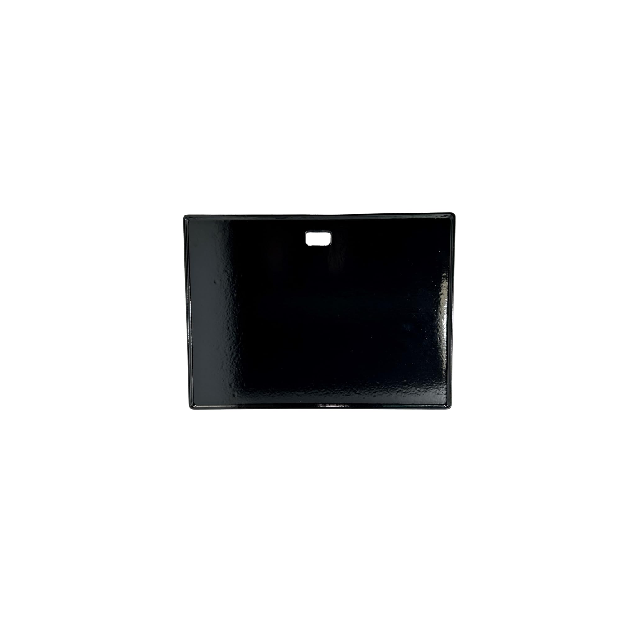 Cook'in Garden - Plancha en Fonte émaillée, 41,​5 x 30,​5 cm, Résistance aux températures élevées, Évacuation Efficace des Graisses, Compatible Multi-​Marques, Passe au Lave-​vaiselle