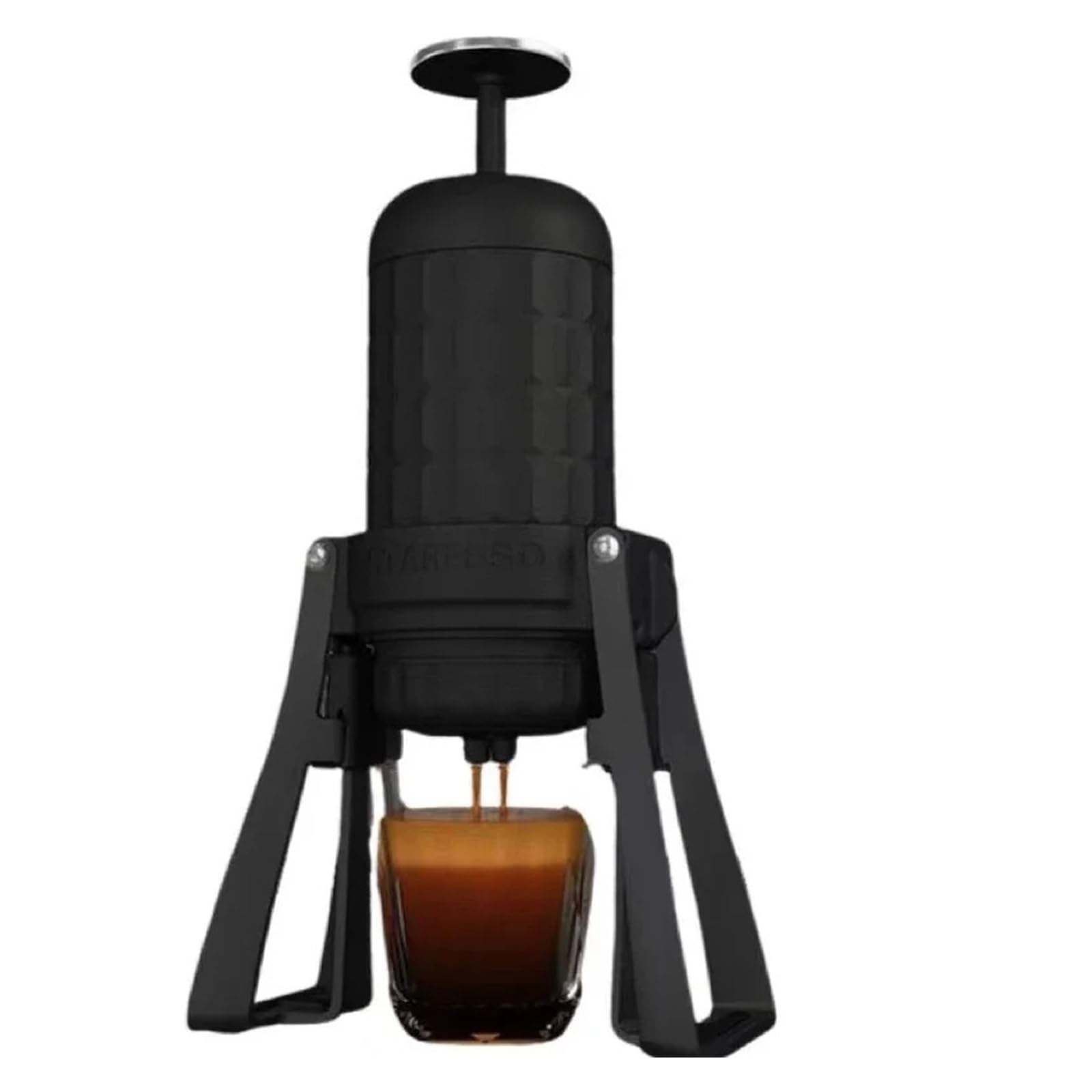 Przenośne ekspresy do kawy, 15-20Bar SP300 przenośny ekspres do kawy Espresso z regulowanym ciśnieniem, zdejmowany uchwyt, podróżny ekspres do kawy na kemping, piesze wycieczki, podróże, samochód ke