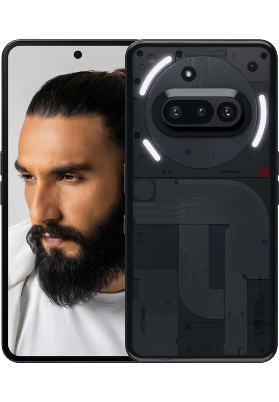 Nothing Phone (3a) Black 128GB 8GB RAM : Amazon.in: Electronics