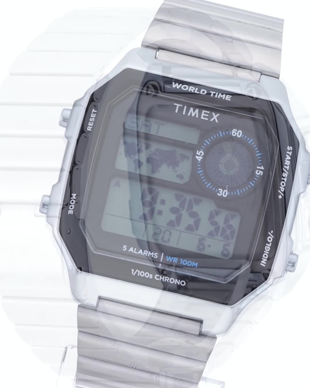 Amazon | [TIMEX(タイメックス)] メインストリート デジタル ウォッチ