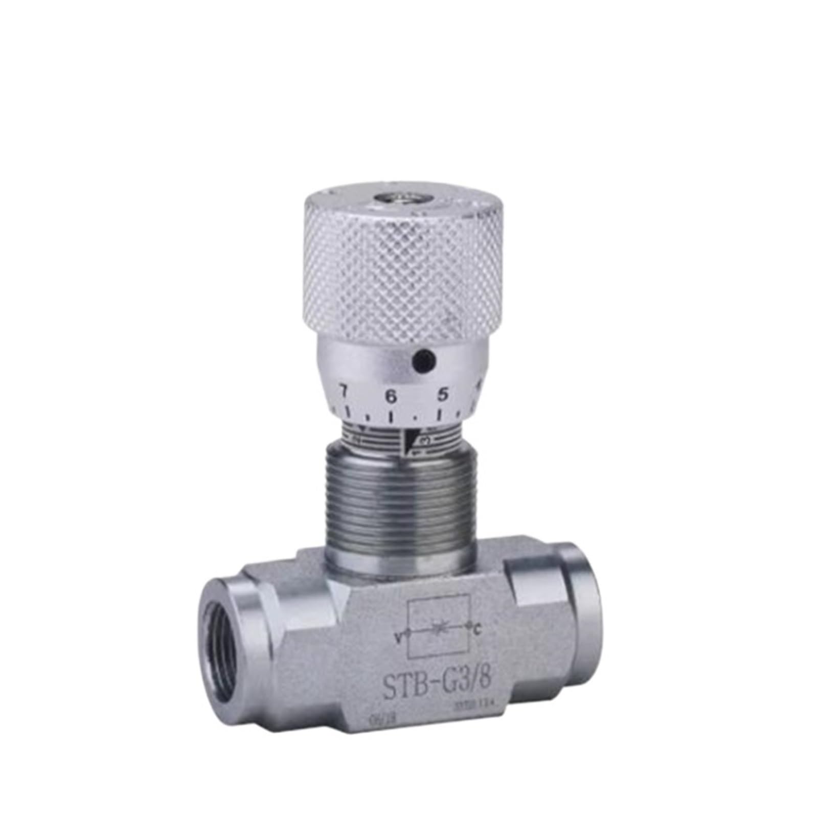 NACODLUL Flow Control Valve Hydraulic Throttle Valve STB-G1/4 STB-G3/8 STB-G1/2 STB-G3/4 STB-G1(STB-G1-2)