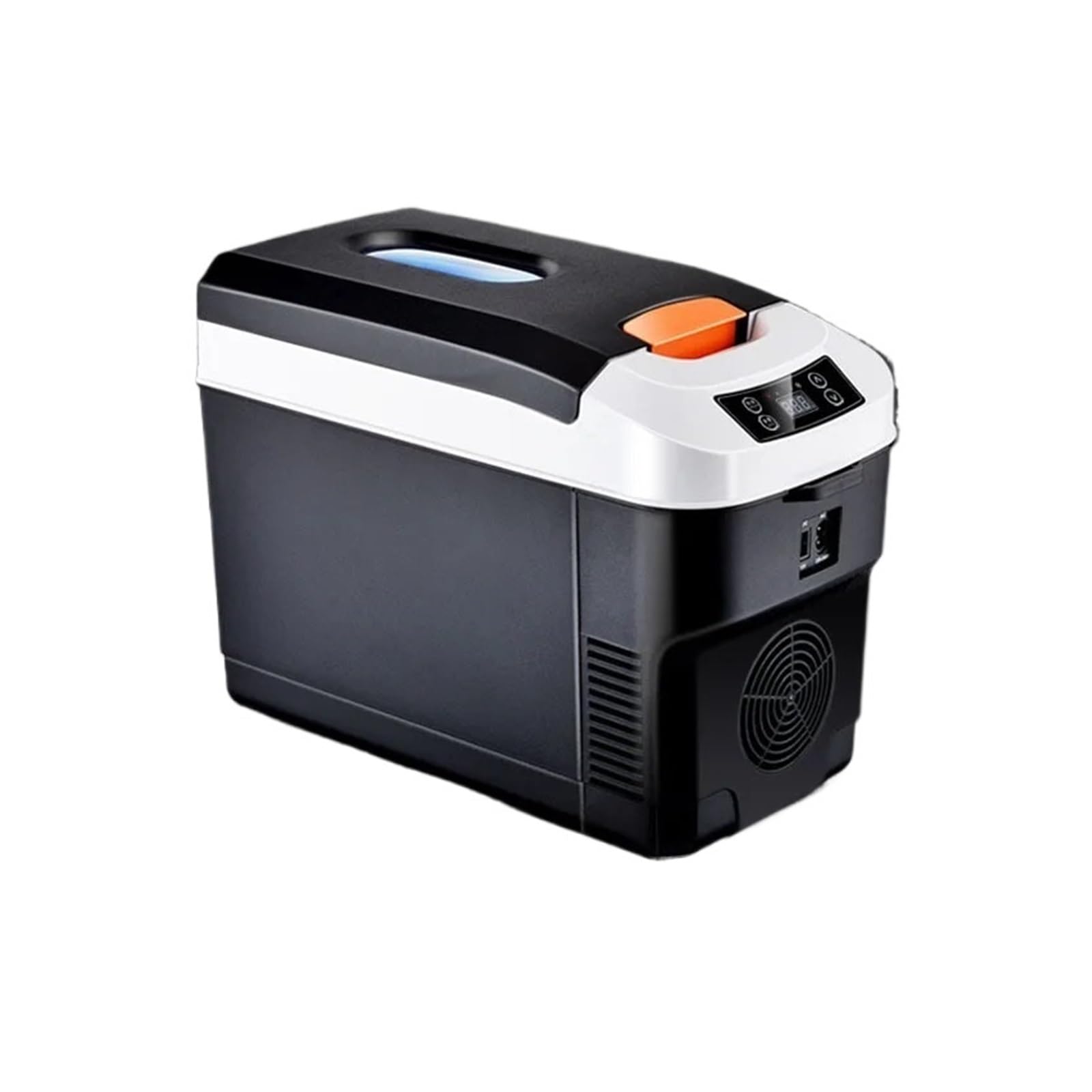 Mini refrigerador for Coche de 10 litros, Ideal for Uso doméstico, en vehículos, dormitorios, Camiones, frío y Calor, con Control de Temperatura y Pantalla Digital.(Temperature Control,Us)