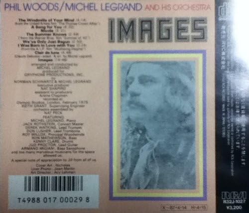 MICHEL LEGRAND AND ORCHESTRA MICHEL LEGRAND ET SO - Images - Disque CD