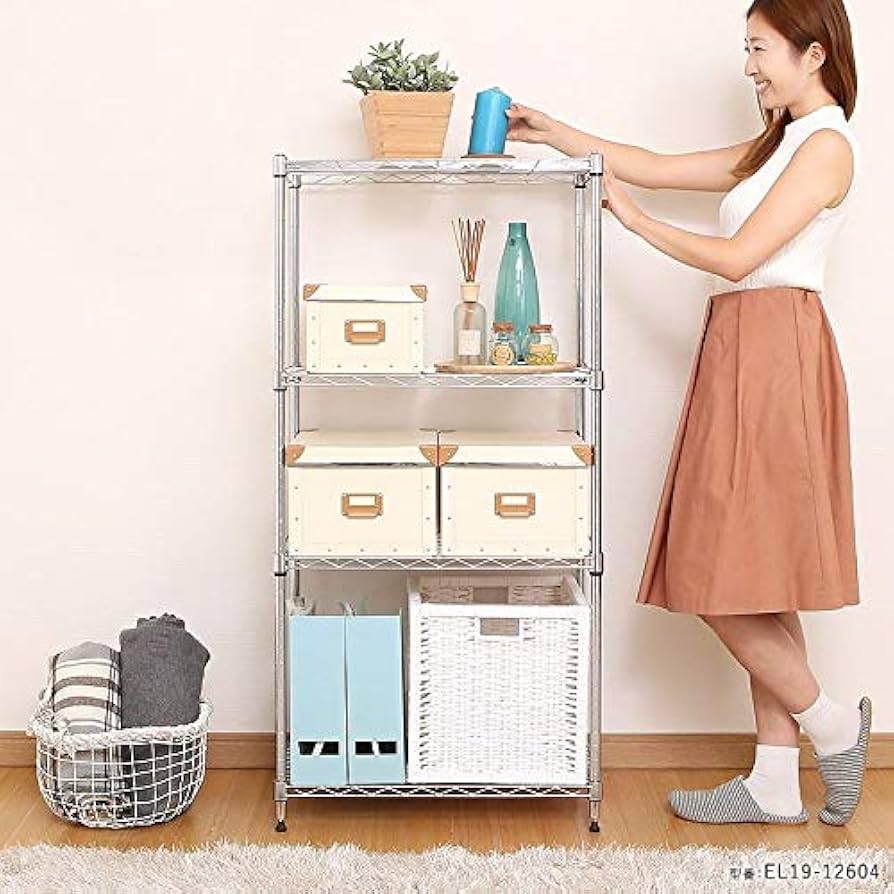 ドウシシャ ルミナス スチールラック 61x46x156.5cm キャスター付き Amazon｜ドウシシャ ルミナス スチールラック キャスター付き 防