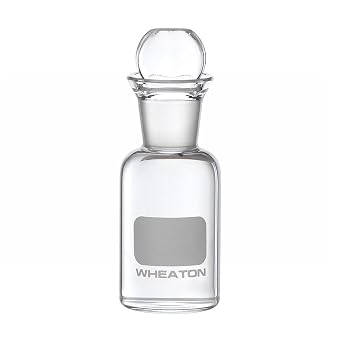 Wheaton 227494-00G BOD Bottle, 60mL, Pennyhead Stopper, Unnumbered, 43mm Diameter x 115mm Height Case Of 36