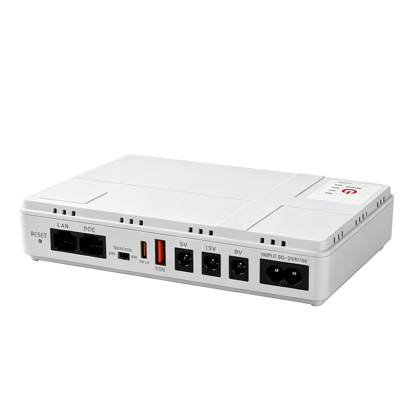 DC Gruppo di Continuità 10000mAh Mini UPS per Modem Router (Spina