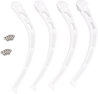 Mallofusa 4Pcs/Set Universal Tall Landing Gear Skid for DJI F450 F550 Sk480 Multirotor Quadcopter White