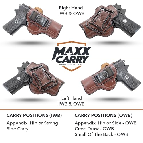 Maxx Carry 4-Way Leather Holster