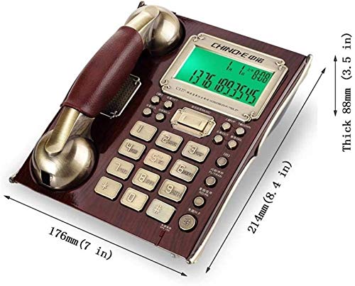 Identification de l'appelant sur téléphone fixe rétro, cadeau de bureau idéal - 3